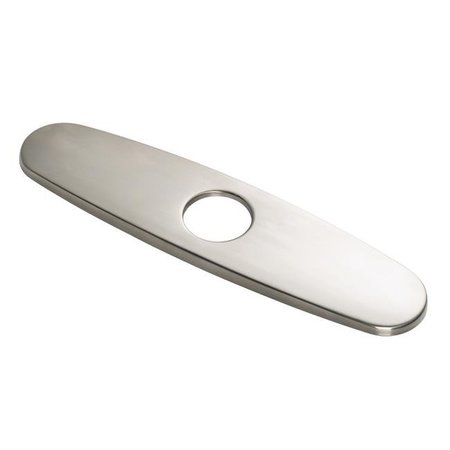 DANIEL KRAUS Kraus DP01SS 10 in. Kitchen Fauce Deck Plate; Stainless Steel DP01SS